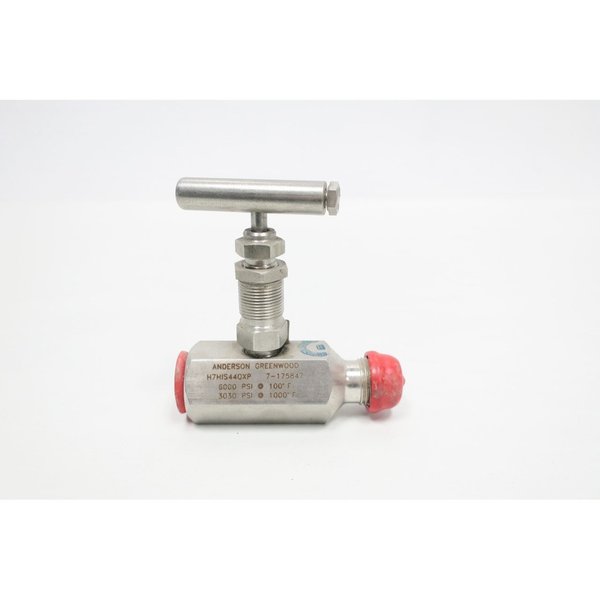 Anderson Greenwood Manual Npt Stainless 6000Psi 12In Needle Valve H7HIS44QXP
